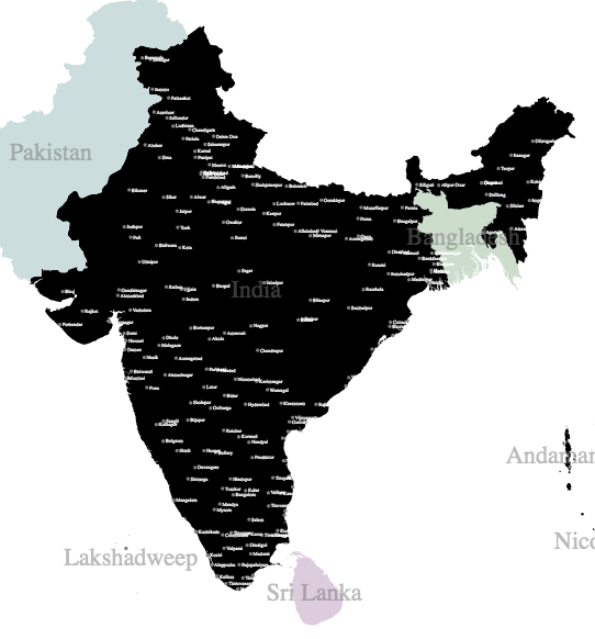 India's map